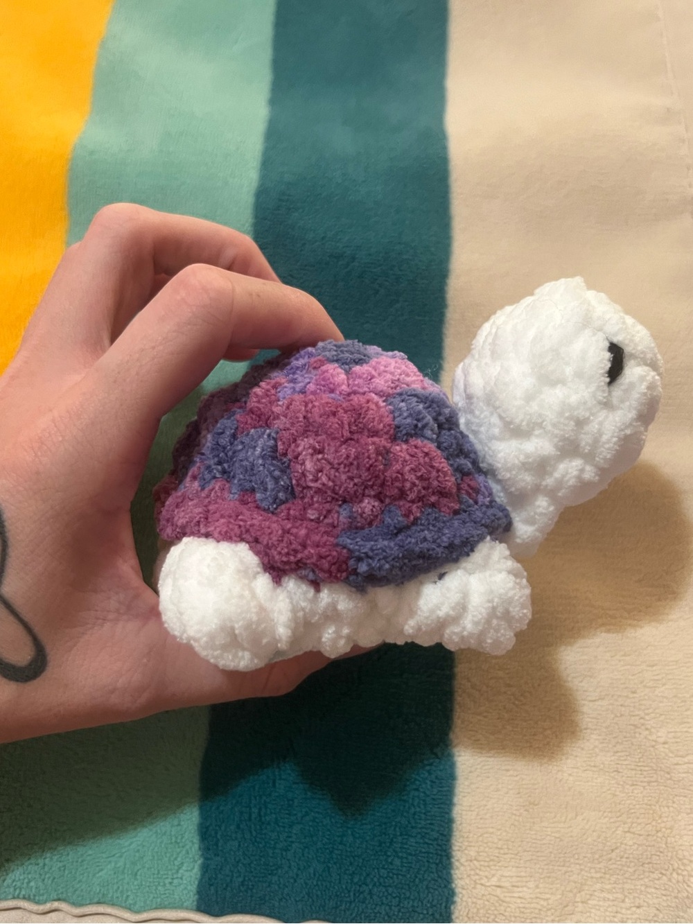 Plush Crocheted Turtle 🐢 - Picture 6 of 6